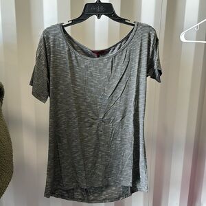 🤝BK red scoop neck off the shoulder top